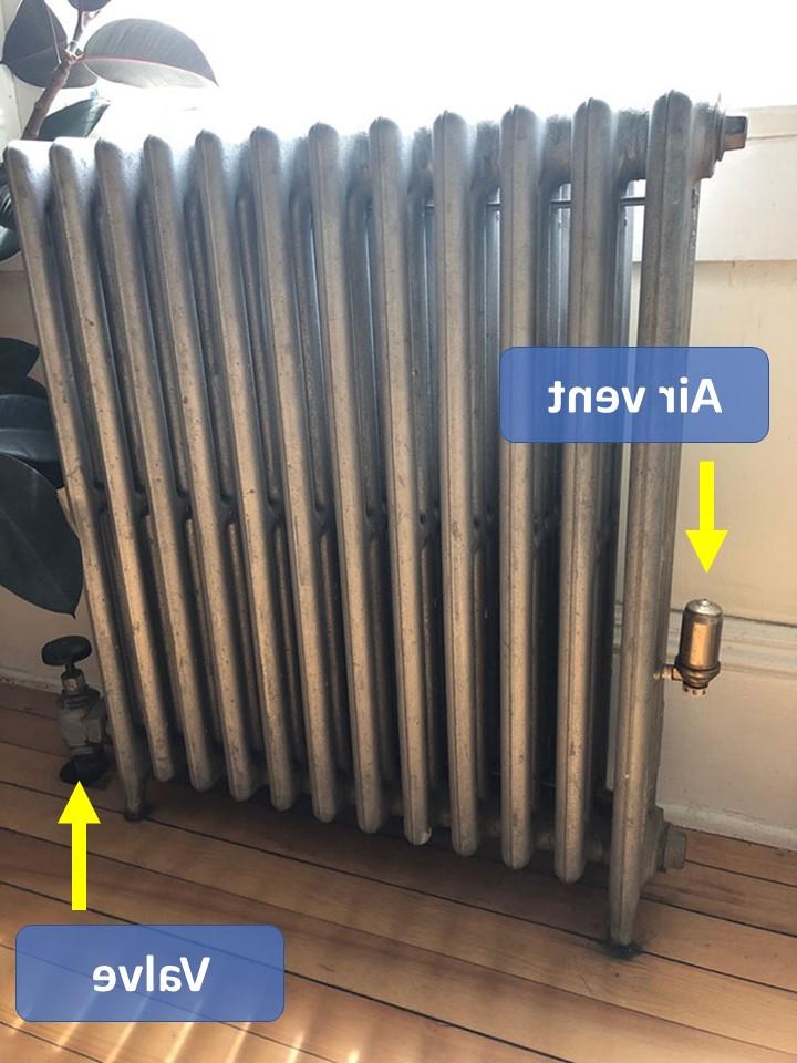 Radiator, with value & 通气孔